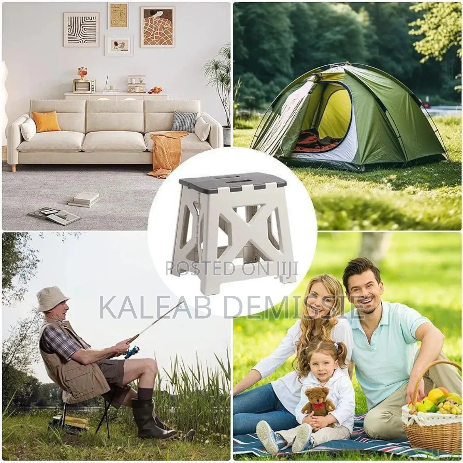 Portable Folding Stool ተጣጣፊ ወንበር