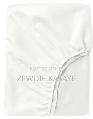 Ikea Dvala Fitted Sheet, White, 140x200 Cm
