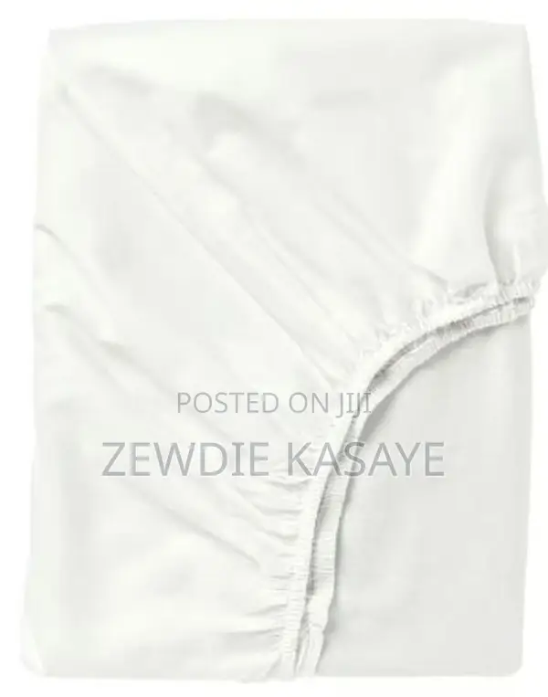Ikea Dvala Fitted Sheet, White, 140x200 Cm