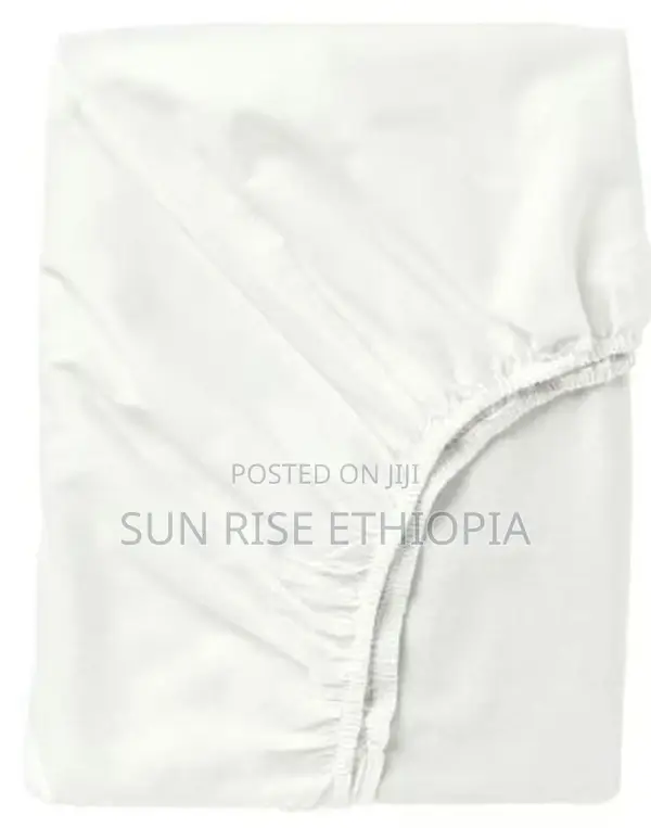 Ikea Dvala Fitted Sheet, White, 140x200 Cm