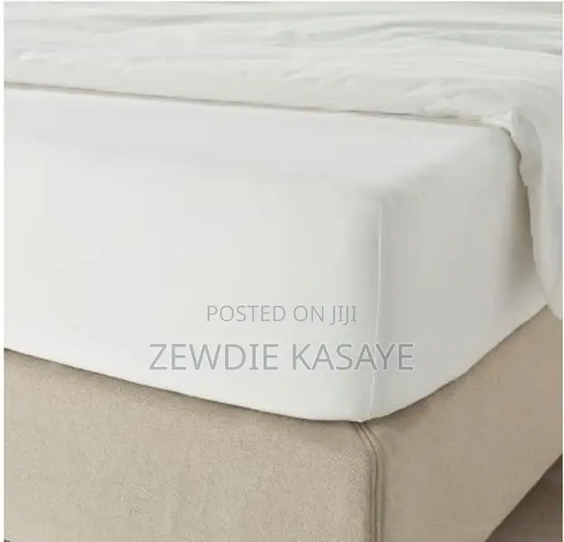 Ikea Dvala Fitted Sheet, White, 140x200 Cm