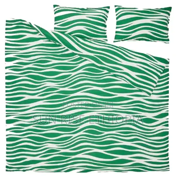 Ikea Portlakmålladuvet Cover and 2 Pillowcases, 240x220/50x80 Cm