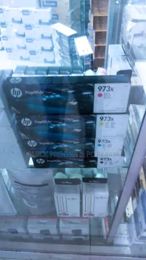 Hp Page Wide Pro MFP 477dw Printer Ink Cartridge Hp 973x and Hp 972a