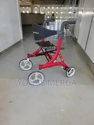 Walking Aid rollator With Seat and 10-Inch All Terrain Wheels-