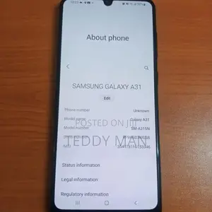 Samsung Galaxy A31 64 GB Black