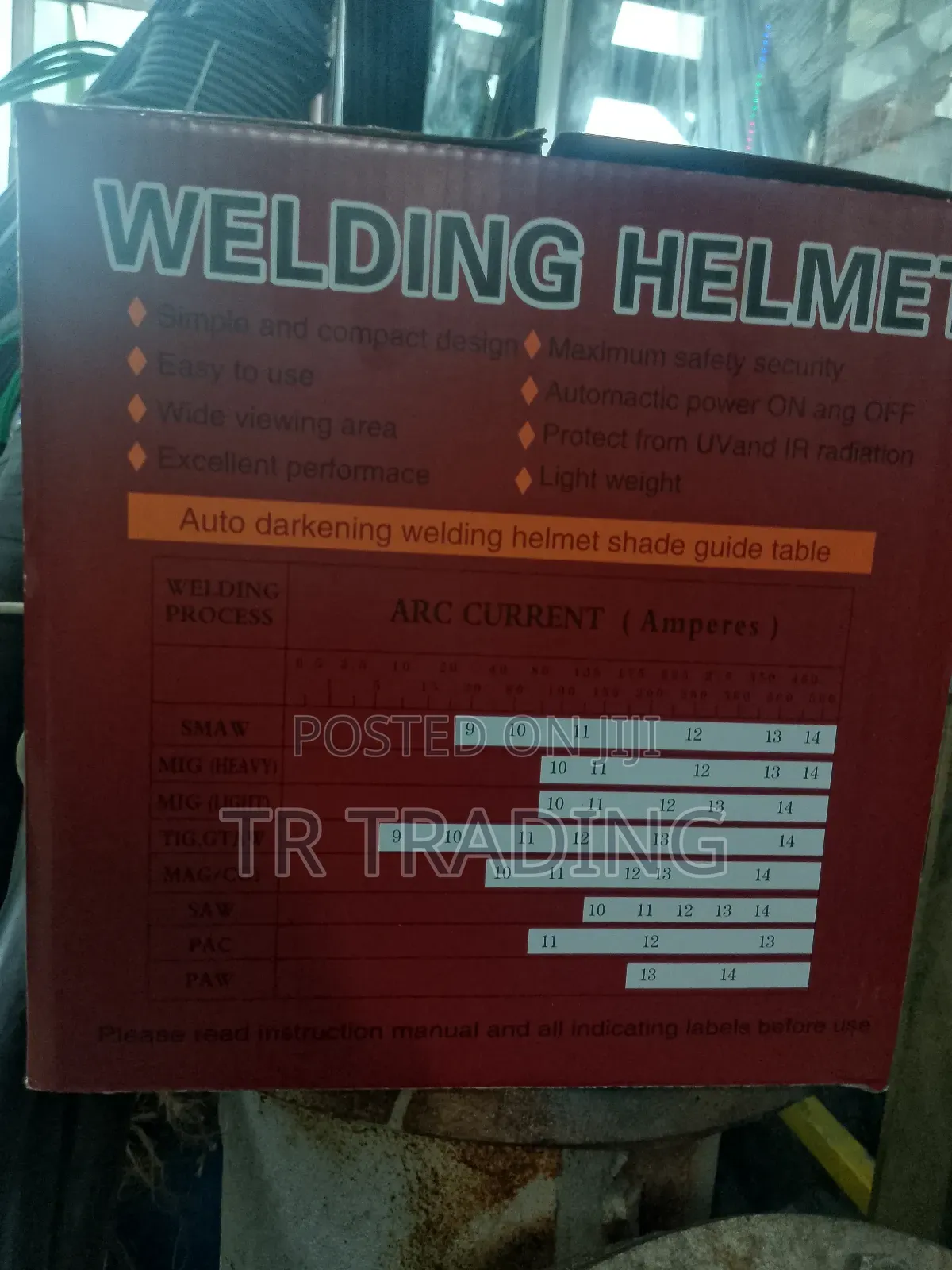 Auto Darkening Welding Helmet