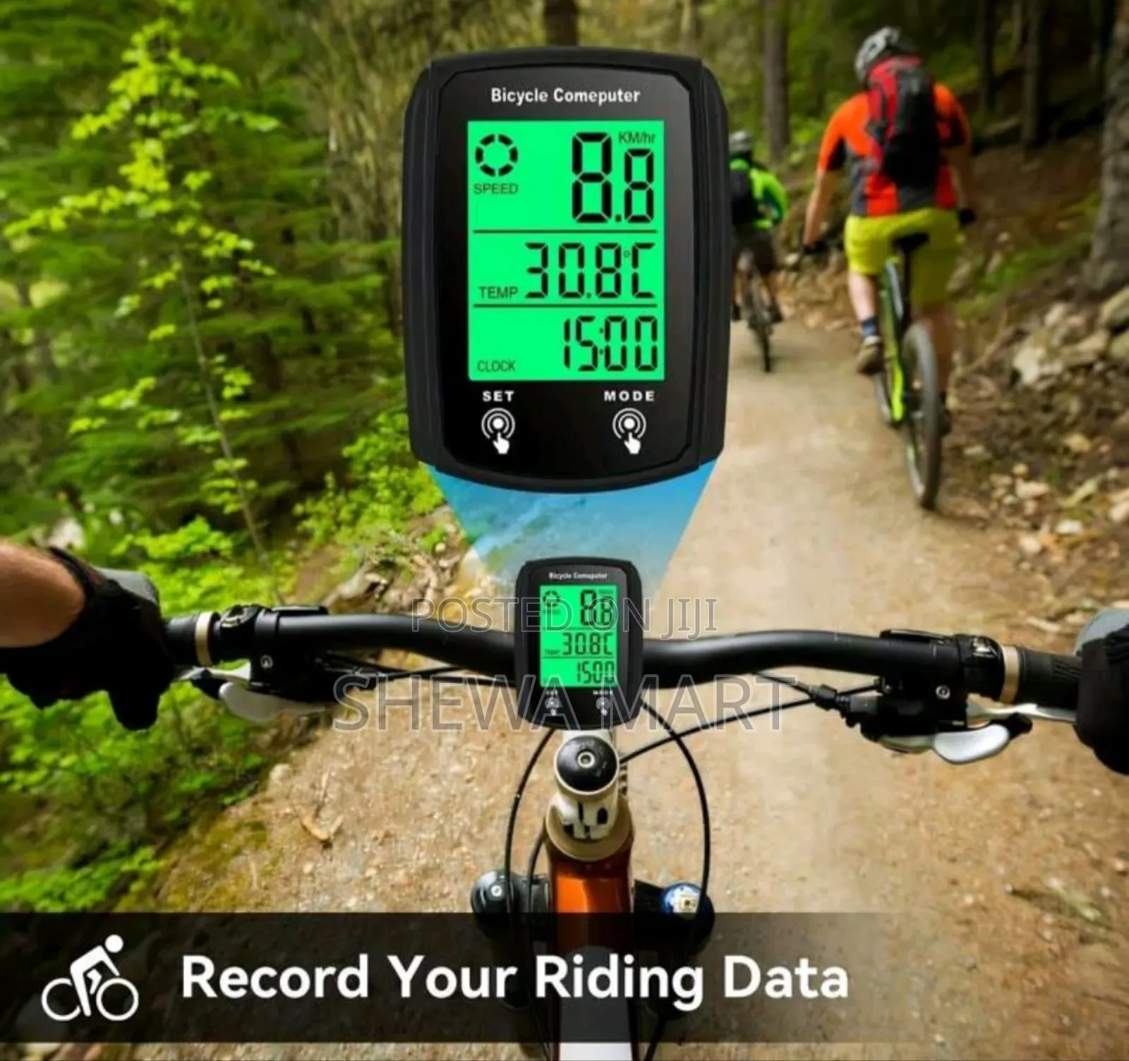 Multifunctional Wired Bicycle Computer, Bike Speedometer Odometer, Lcd