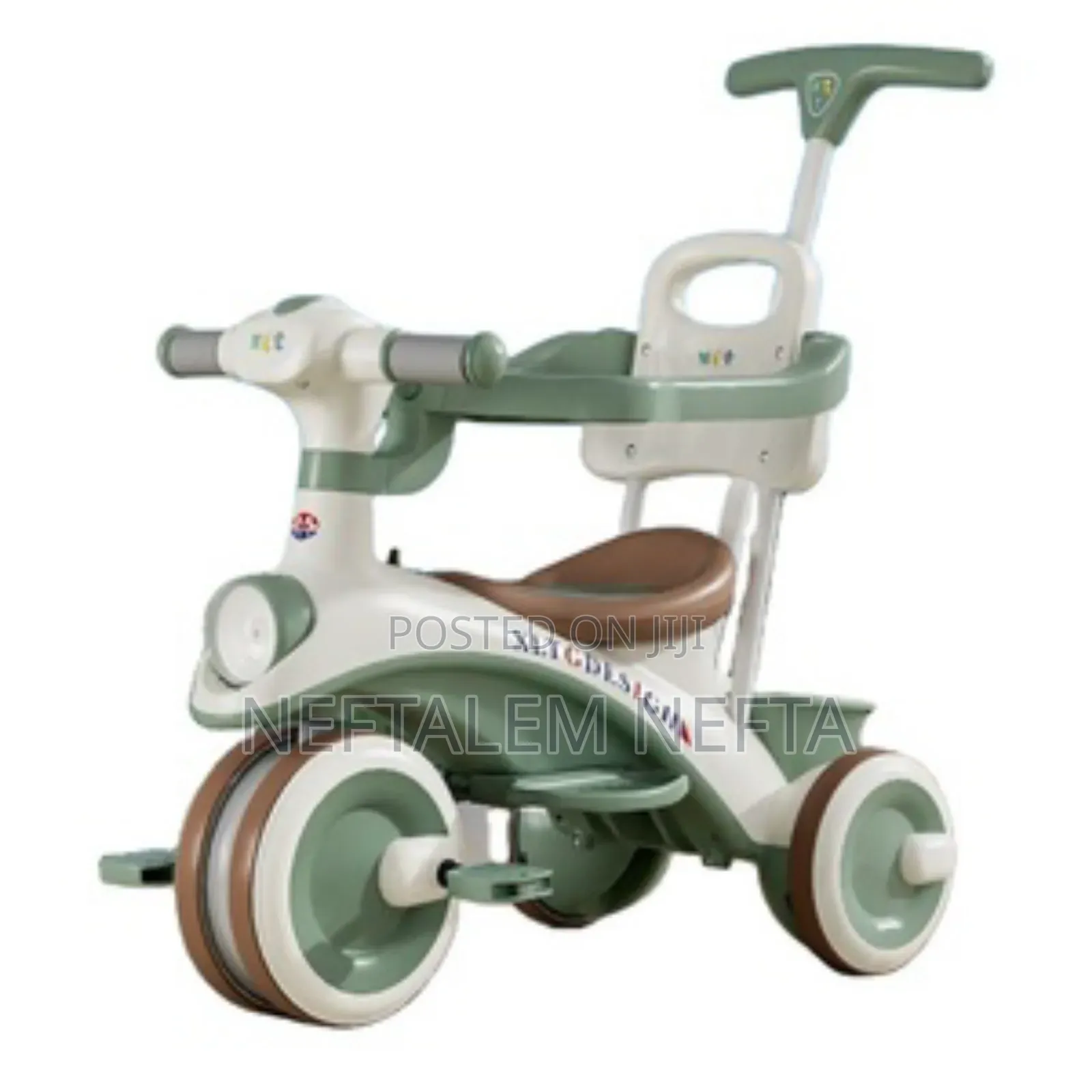 Baby Musical Tricycle With Parent Handle