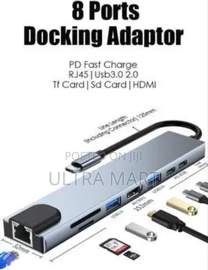 8-in-1 Type-C to HDTV Adapter/Hub