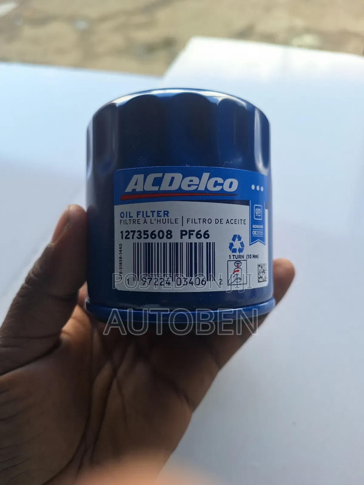 Gmc, Chevroliet, Cadilac Oil Filter