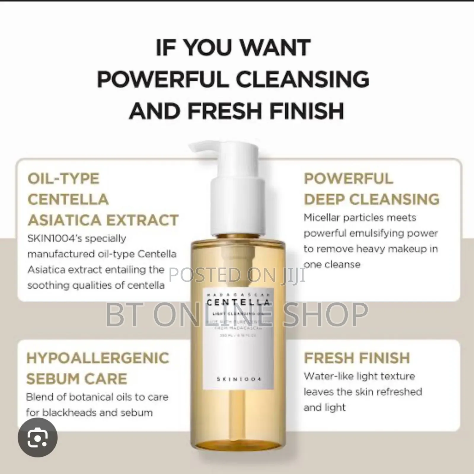 Skin1004 Madagascar Centella Light Cleansing Oil