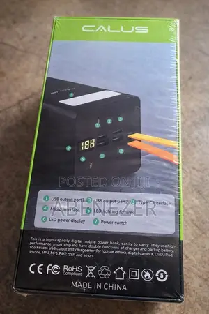 50,000mah Fast Charging Power Bank With Led Light