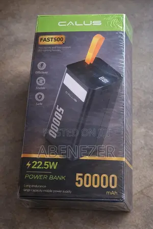 50,000mah Fast Charging Power Bank With Led Light