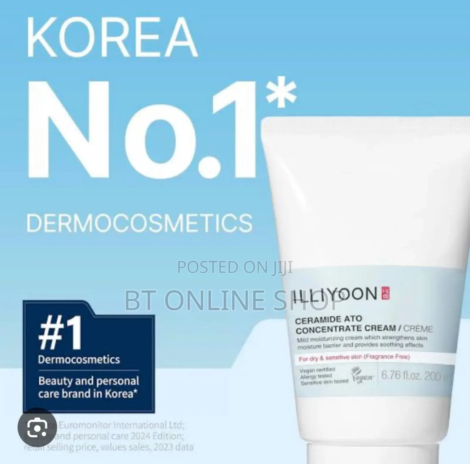 Illiyoon Ceramide Ato Concentrate Cream
