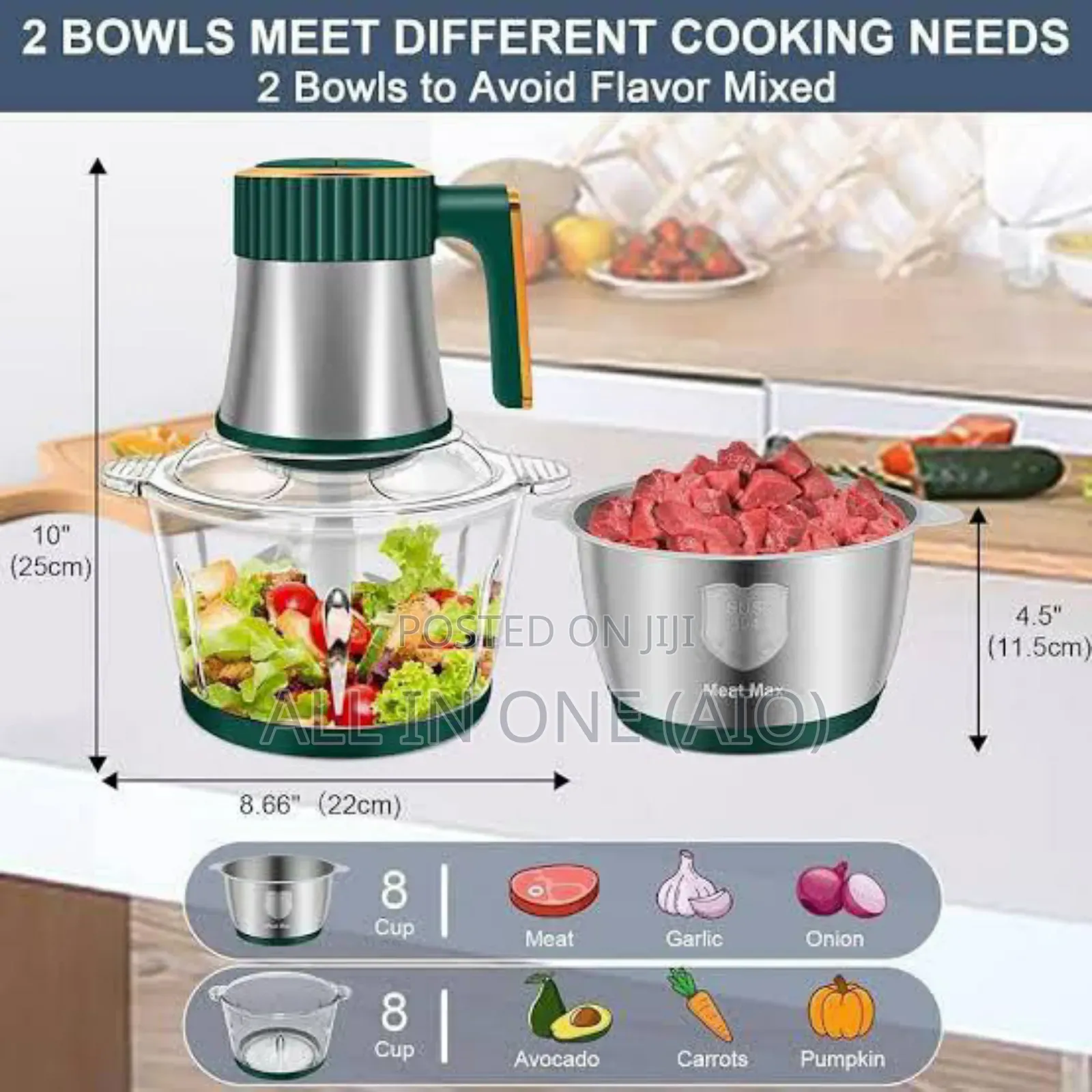 Hobby Lobby 2 in 1 Chopper And Garlic Peeler