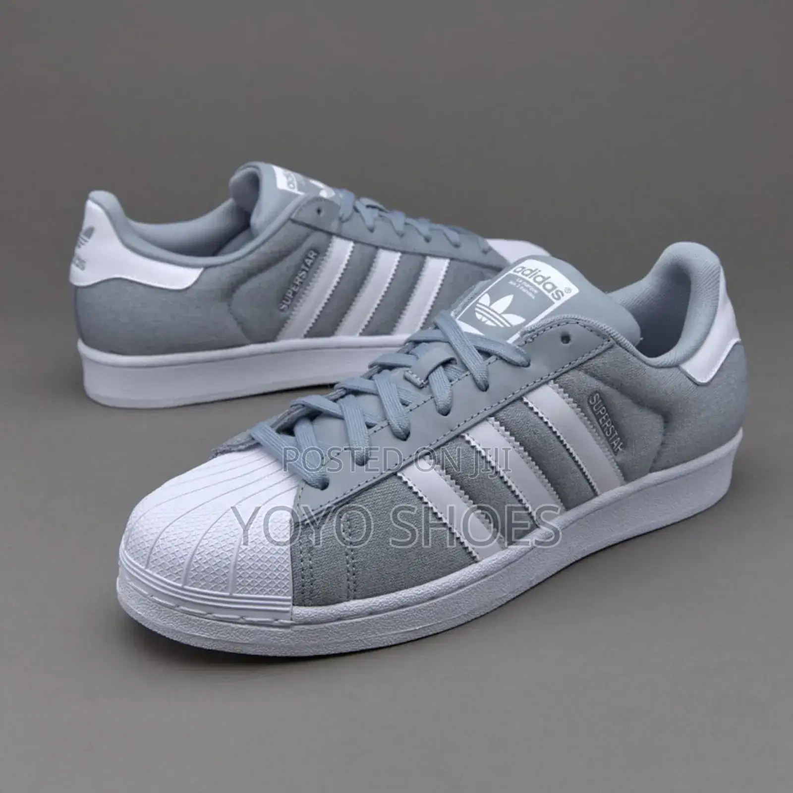 Adidas Old School Super Star Grises Fashion Sneaker