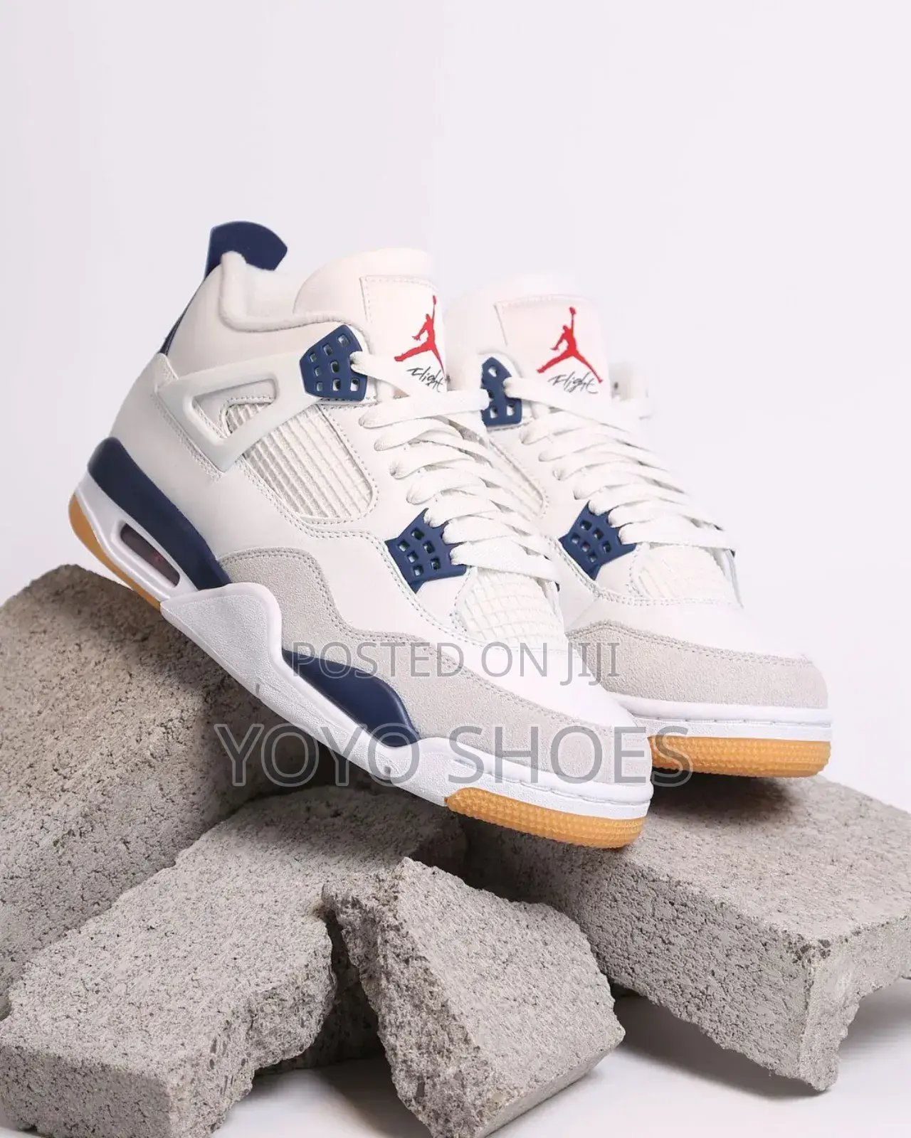 Nike Sb Air Jordan 4 Navy Faahion Sneaker