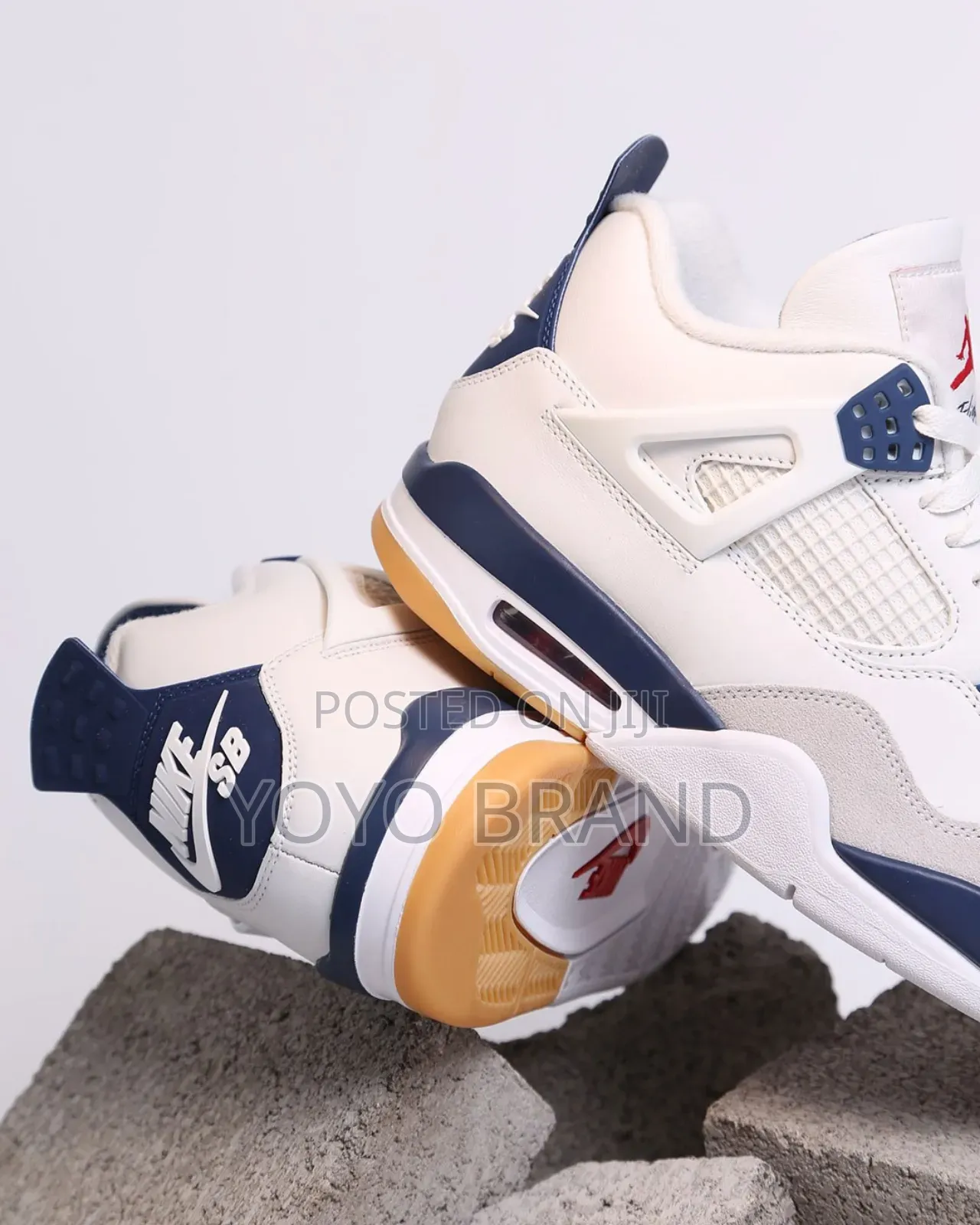 Nike Sb Air Jordan 4 Navy Faahion Sneaker