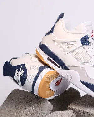 Nike Sb Air Jordan 4 Navy Faahion Sneaker
