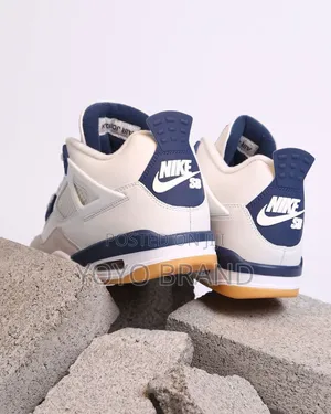 Nike Sb Air Jordan 4 Navy Faahion Sneaker