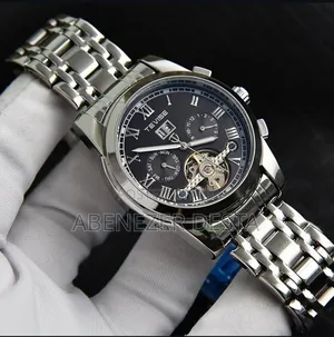 Tevise Automatic Mechanical Men's Watch With a Stainless Steel