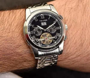 Tevise Automatic Mechanical Men's Watch With a Stainless Steel
