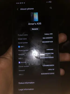 Samsung Galaxy A06 128 GB Black