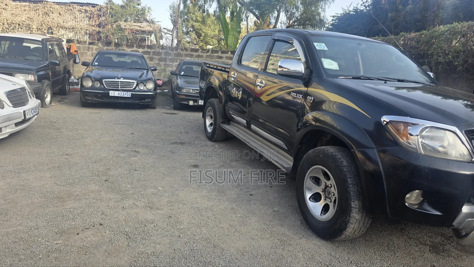 Toyota Hilux 2.5 D-4D Double Cab 4x4 SRX 2007 Black