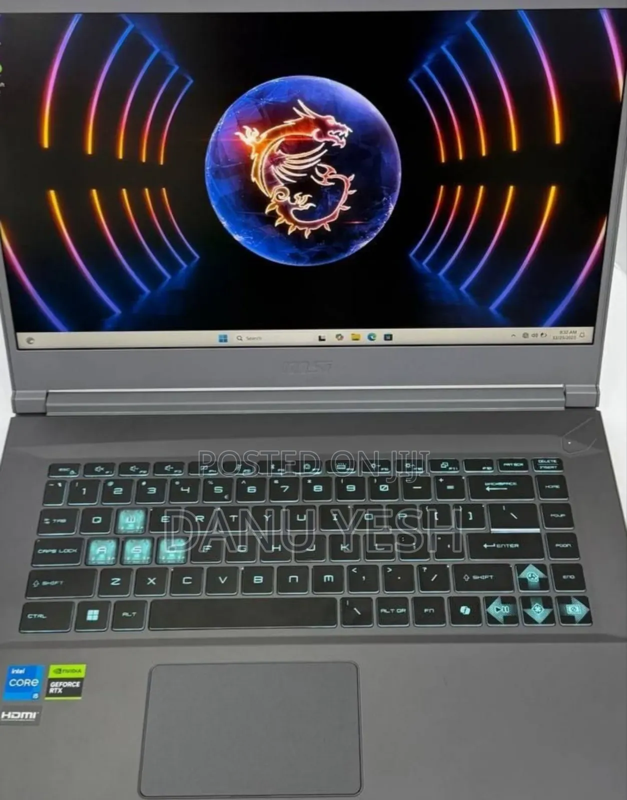 New Laptop MSI 8GB Intel Core I5 SSD 512GB