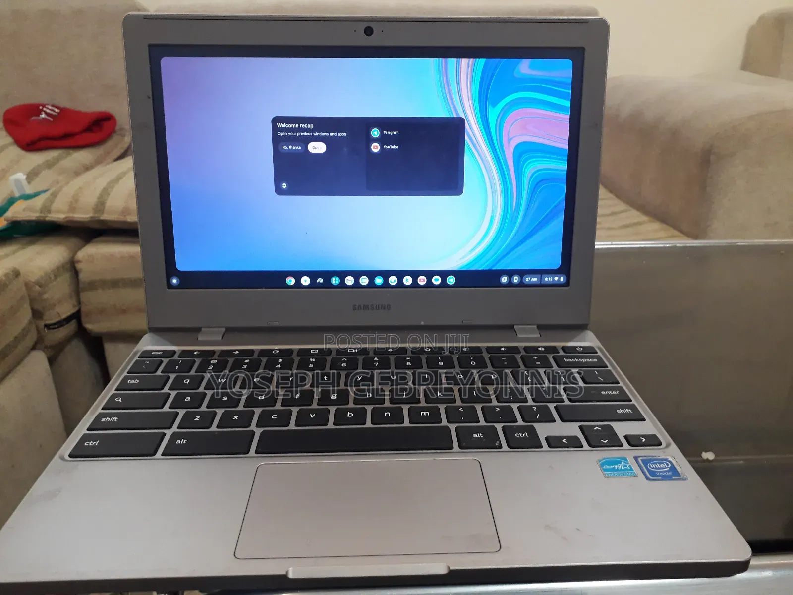 Laptop Samsung Chromebook 3 11 4GB Intel Core I7 SSD 72GB