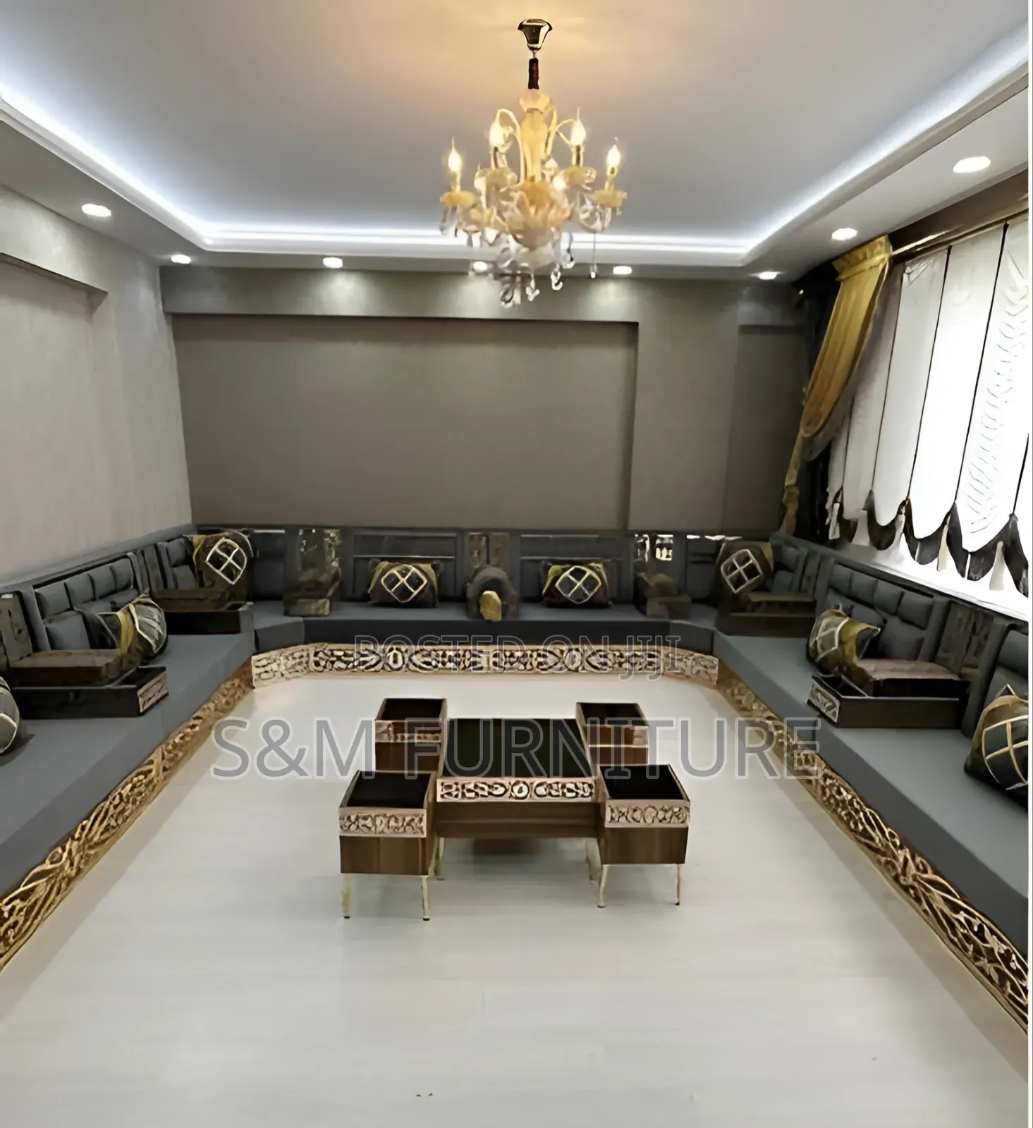 Arabian Majlis for Attractive Living Room. አረቢያን መጅሊስ
