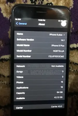 Apple iPhone 8 Plus 64 GB Black
