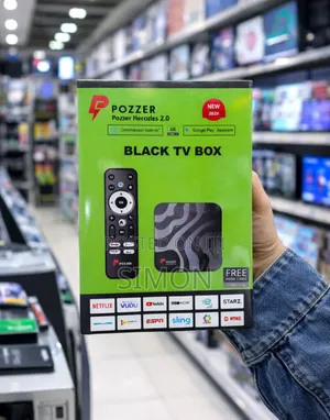 Pozzer Black Tv Box | Pozzer Hercules 2.0 | Smart Tv Box