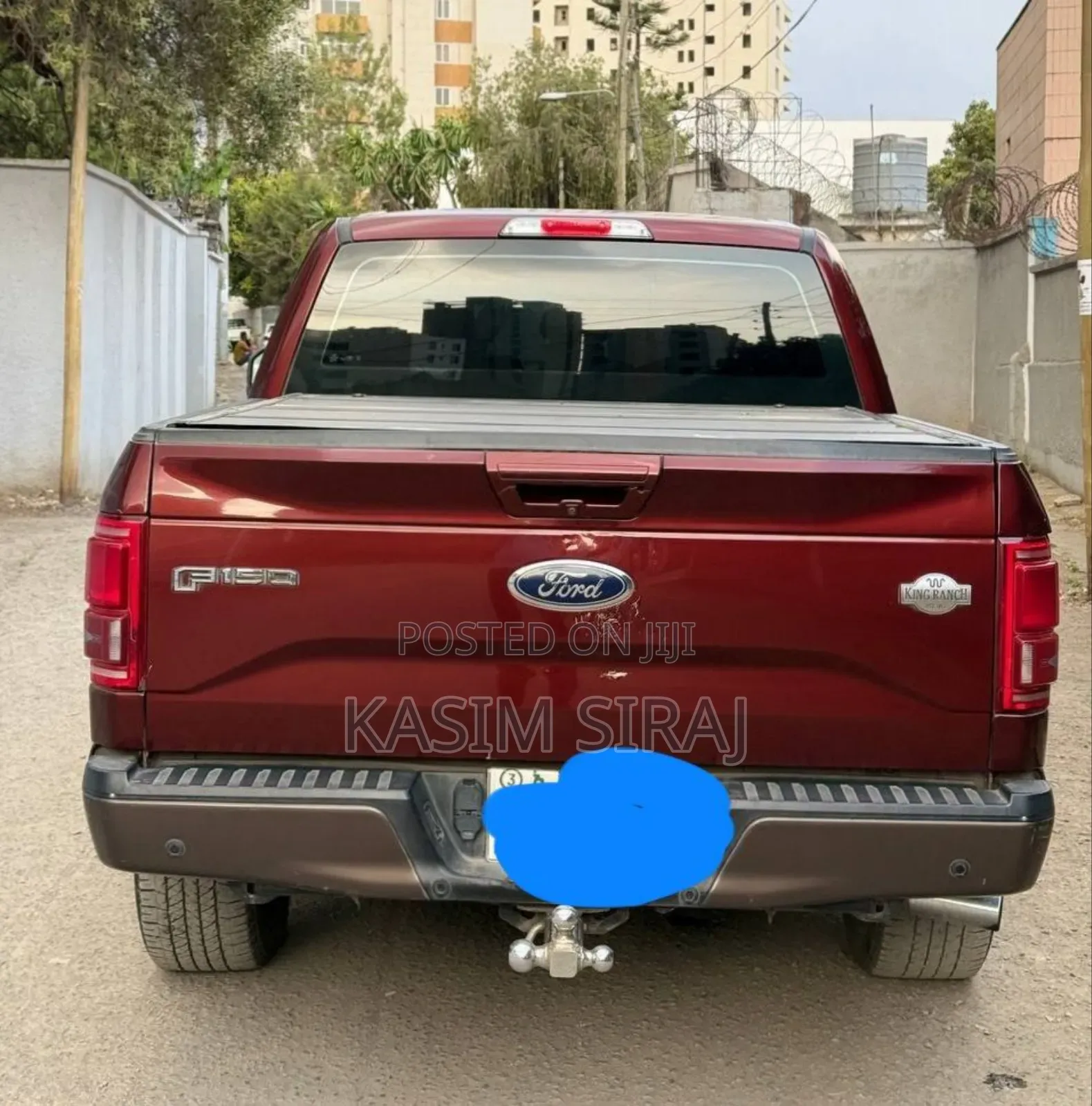 Ford F-150 Lariat 4x4 SuperCab Styleside 6.5 ft. box 145 in. WB 2017 Red