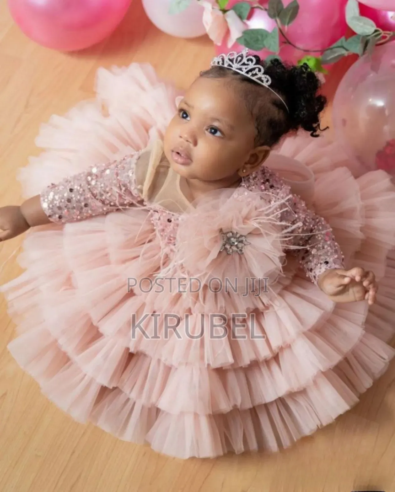 Elegant Baby Girl Princess Dress – Made to Order | by Dyk Kids
