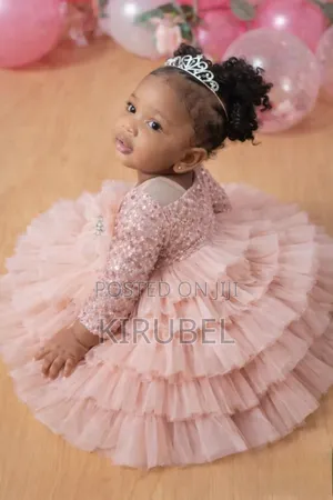 Elegant Baby Girl Princess Dress – Made to Order | by Dyk Kids