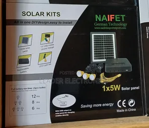 Naifet Solar Kit – Complete Lighting Set With 3 Bright Lamps!