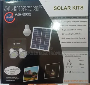 Al-huseini Solar Kit – 3 Powerful Lamps For Your Home!