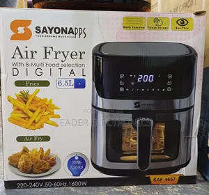Sayonapps 6.5l Air Fryer – Crispy Taste, Less Oil Healthier Cooking