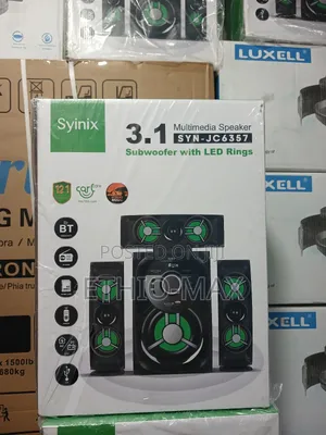Syinix 3.1ch Multimedia Speaker – Powerful Bass | Original | Clear Sou