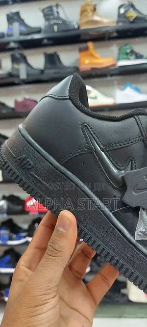 Nike Air Force Full Black High Master Quality Smooth Sneakers