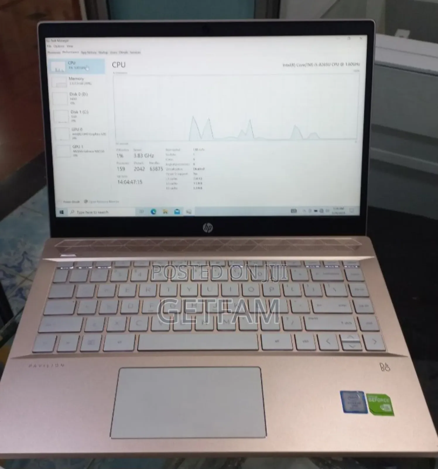 New Laptop HP Pavilion 15 2GB Intel SSD 128GB