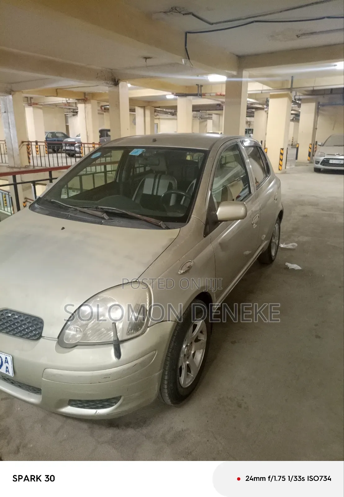 Toyota Vitz 1.0 FWD 3dr 2002 Gold