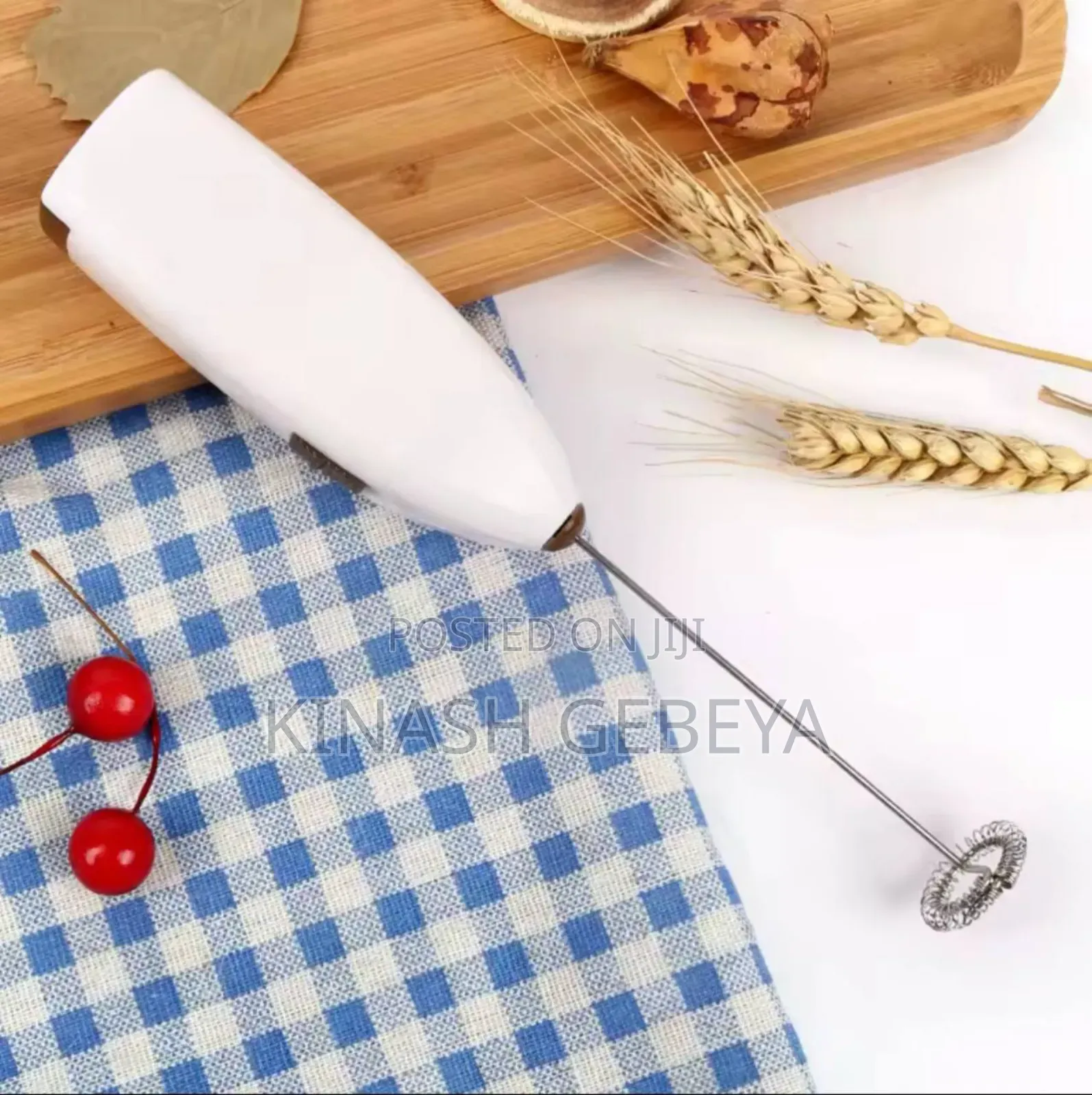 2pcs Electric Milk Frother