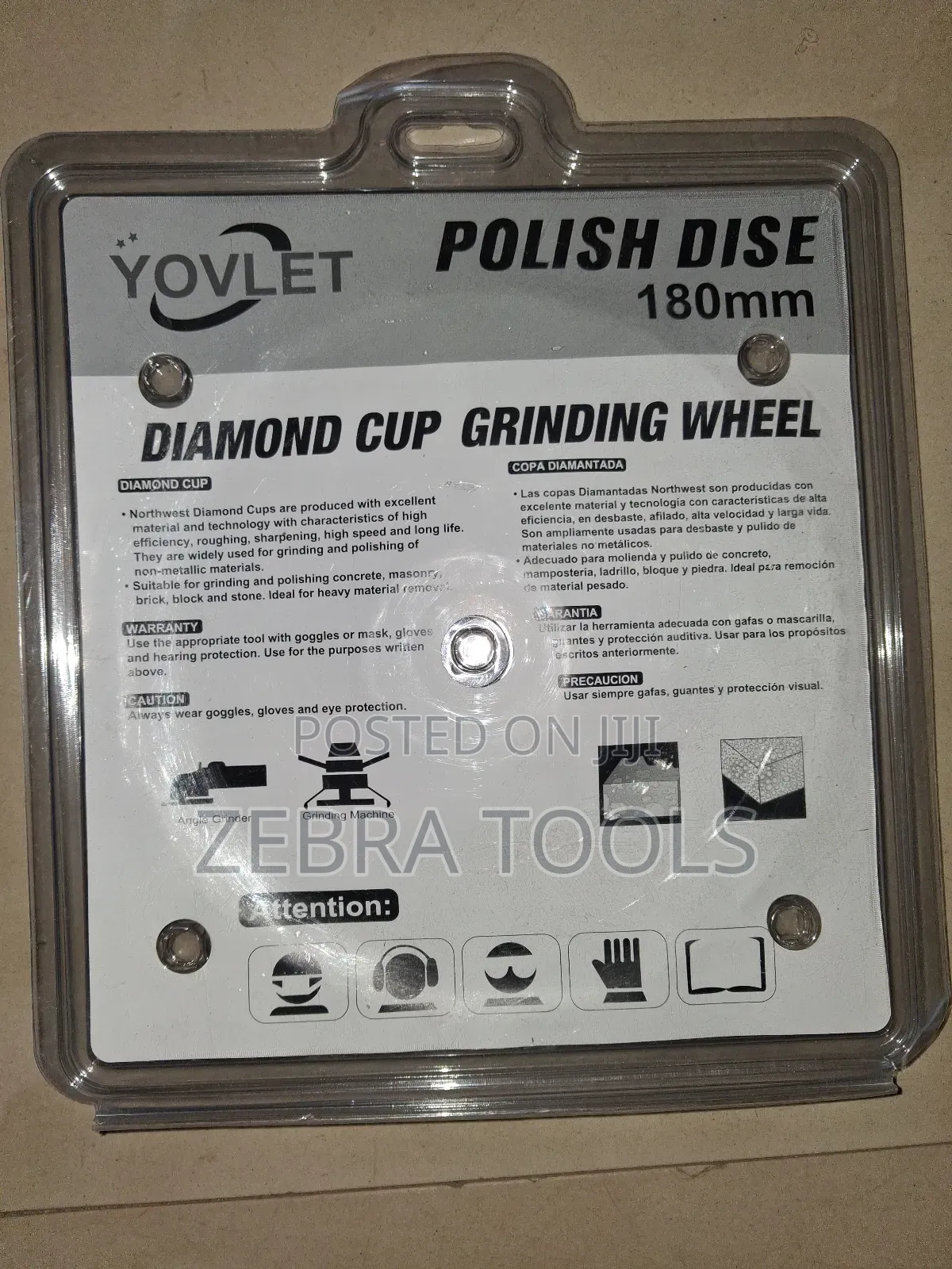Yovlet 180 Mm Diamond Cup Grinding Wheel