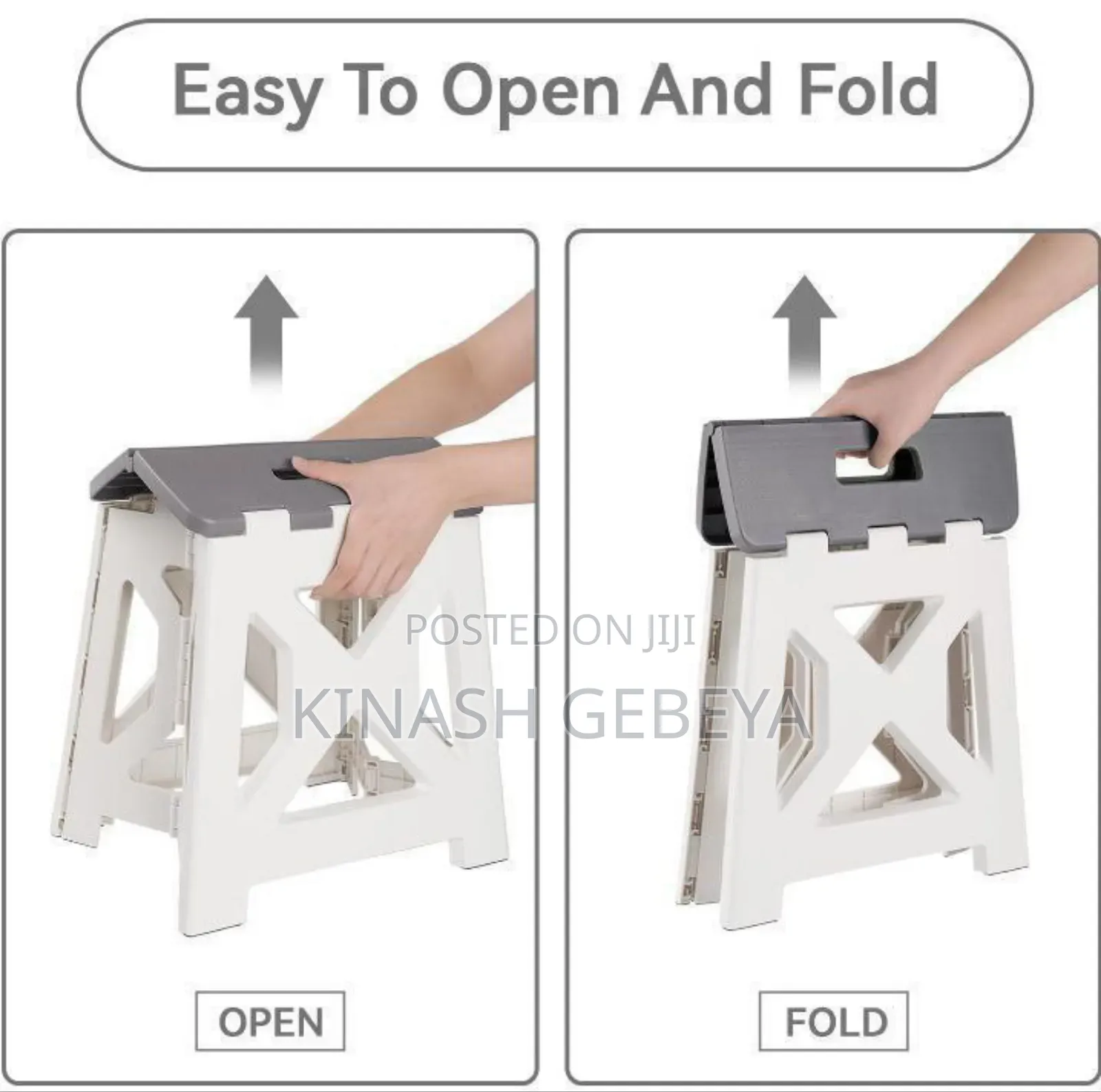 Large Size High Quality Foldable Stool Chair