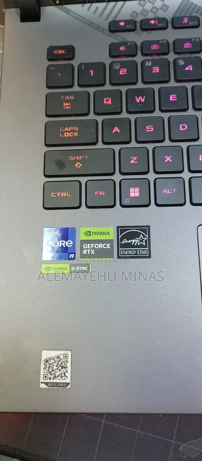 New Laptop Asus ROG Strix G15 16GB Intel Core I9 SSD 1T