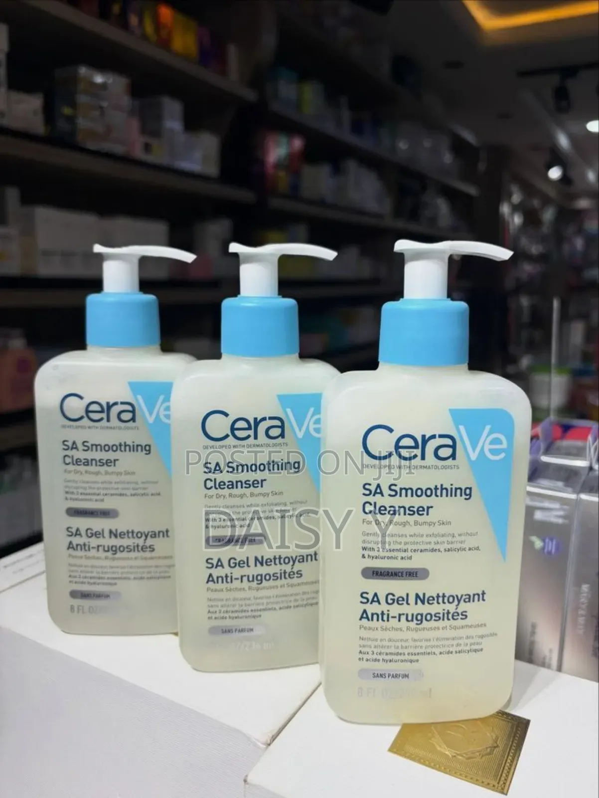 Cerave Sa Smoothing Cleanser Bottles