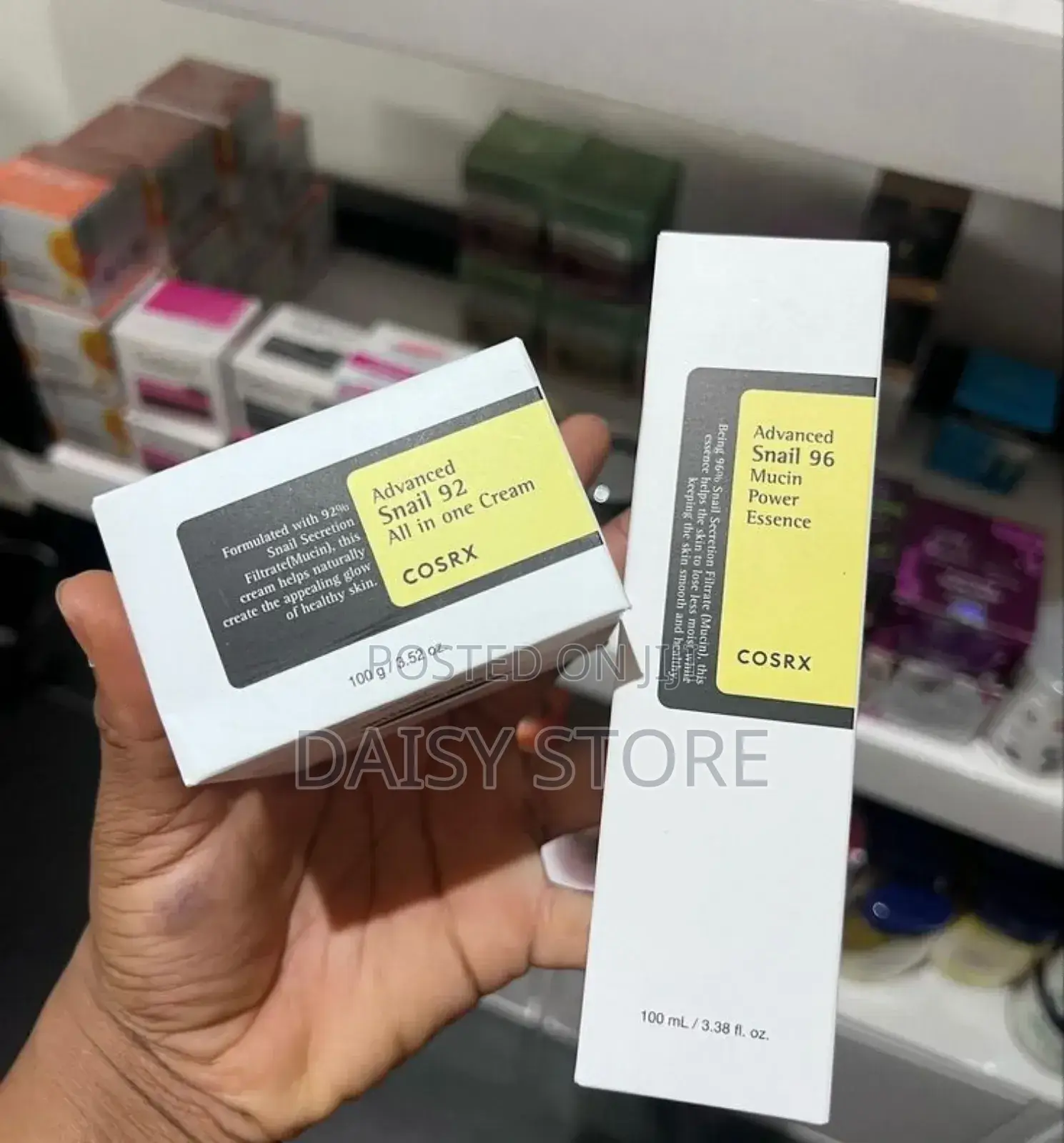 9the Advanced Snail 92 All in One Cream and Power Essence.