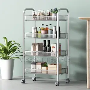 4 Layer Rolling Shelf